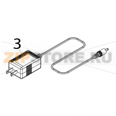 Power adaptor/ US TSC Alpha-2R Power adaptor/ US TSC Alpha-2RЗапчасть на деталировке под номером: 3