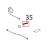 Cavo colleg. scheda-connett. DB9F Unox XV 703G