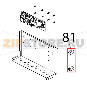 Condens. icar PRL 5 uF, 450 V, faston Unox XV 703G Condens. icar PRL 5 uF, 450 V, faston Unox XV 703GЗапчасть на деталировке под номером: 81