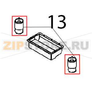 Foot Angelo Po FX101E1 Foot Angelo Po FX101E1Запчасть на деталировке под номером: 13
