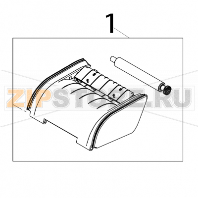 Media cover assembly TSC Alpha-40L Media cover assembly TSC Alpha-40LЗапчасть на деталировке под номером: 1