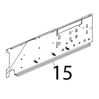 Profilo porta componenti inox Unox XVC 204