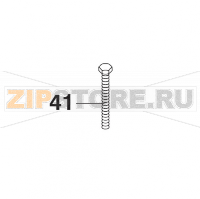 Screw M8x80 DIN933 8.8 FBZ Bear Varimixer AR40 VL-1S                                                                          Screw M8x80 DIN933 8.8 FBZ Bear Varimixer AR40 VL-1SЗапчасть на сборочном чертеже под номером: 41Название запчасти на датском&nbsp;языке: Screw M8x80 DIN933 8.8 FBZ Bear Varimixer AR40 VL-1S