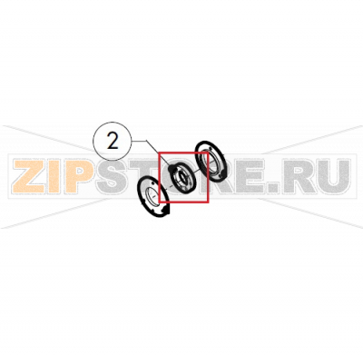 Motor gasket Lainox MVE051P                                                                                           Motor gasket flange Lainox MVE051PЗапчасть на сборочном чертеже под номером: 2Название запчасти на итальянском языке языке: Motor gasket flange Lainox MVE051P
