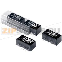 Преобразователь DC/DC, печатный монтаж, 5 V/DC, ±12 V/DC, 125 mA, 3 W Traco Power TMR 3-0522
