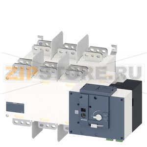 Дист.управл.переключатель нагрузки (RTSE) Ue: AC 415V Ith: 2500A 3-P 50/60 Hz Siemens 3KC4358-0JA21-0AA3 