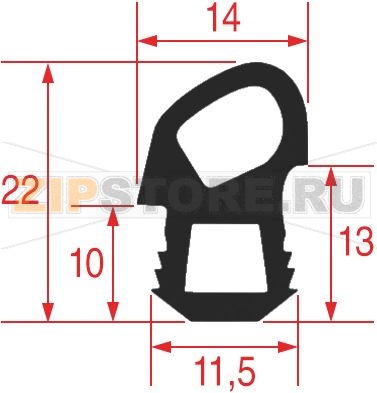 ПРОКЛАДКА ДВЕРЦЫ ДУХОВКИ 