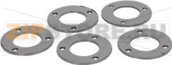 GRAPHITE GASKET KIT 76x40x3 mm - 5 PCS 