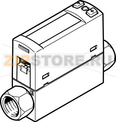 Датчик расхода Festo SFAH-200U-G14FS-PNLK-PNVBA-M8 