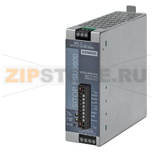 SITOP PSU3600 flexi, стабилизированный блок питания, вход: ~100-230 В, выход: =3-52 В/10 A, 120 Вт Siemens 6EP3343-0SA00-0AY0 