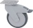 SWIVELLING CASTOR W/PLATE W/BRACKET