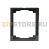 Рамка одноместная, 100 мм, антрацитовая ABB 2TKA000275G1