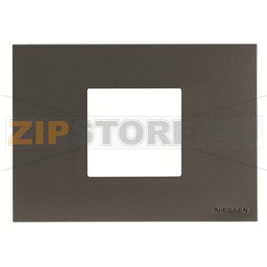 Рамка на 2 модуля, антрацитовая ABB 2CLA247200N1801 