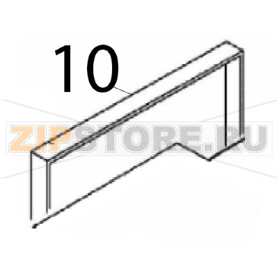 Back panel washing Angelo Po C165D Back panel washing Angelo Po C165DЗапчасть на деталировке под номером: 10