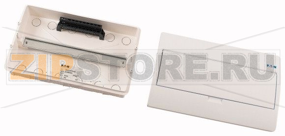 Щит встроенного исполнения, 1ряд, 18 модулей, белая дверь, пластик Eaton BC-U-1/18-TW-ECO 