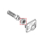 Transp. valve for water container P0049 Saeco Talea Giro