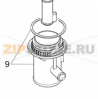Kit Wassereinlauf unten Winterhalter UC-M Kit Wassereinlauf unten Winterhalter UC-MЗапчасть на деталировке под номером: 9Название запчасти на немецком языке: Kit Wassereinlauf unten Winterhalter UC-M