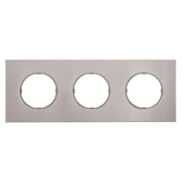 Рамка трехместная, нержавеющая сталь ABB 2CLA867300A4001