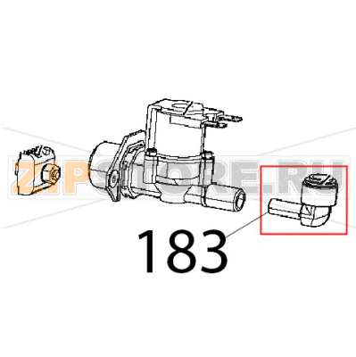 Raccordo a gomito con j. guest Unox XFT 185 Raccordo a gomito con j. guest Unox XFT 185Запчасть на деталировке под номером: 183