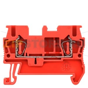 КЛЕММА ПРОХОДНАЯ ПРУЖИННОЕ ПОДСОЕДИНЕНИЕ: 2,5 ММ2 КРАСНЫЙ Siemens 8WH2000-0AF02 