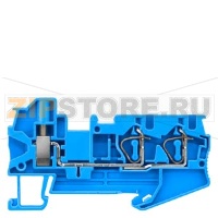 КЛЕММА ГИБРИДНАЯ ПРОХОДНАЯ, 1 ВИНТ И 2 ПРУЖИННЫХ КОНТАКТА: 0.08 - 4 MM2, ШИРИНА: 6.2 MM, СИНЯЯ Siemens 8WH2103-2BG01