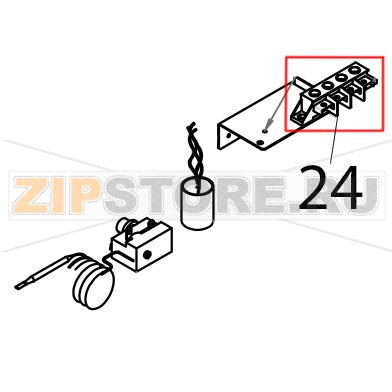 Morsettiera FV 173 V/V Tecnoeka KF 965 Morsettiera FV 173 V/V Tecnoeka KF 965Запчасть на деталировке под номером: 24