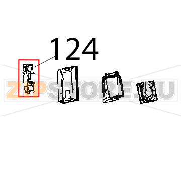 Protezione per cover ventola Unox XBC 1005E Protezione per cover ventola Unox XBC 1005EЗапчасть на деталировке под номером: 124