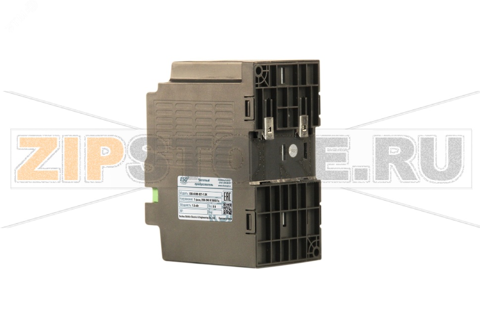 Преобразователь частоты 1.5 кВт, 380 В, 0-599 Гц, IP20 ESQ 08.04.001104 