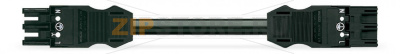 pre-assembled interconnecting cable; B2ca; Socket/plug; 3-pole; Cod. A; 2 m; 1,50 mm; black Wago 771-9293/016-201 Protected against mismating and maintenance-freeAdditional variable coding is possible....