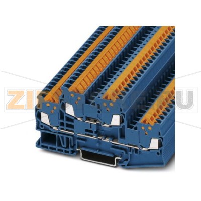 Проходные клеммы Phoenix Contact QTTCB 1,5 BU Сечение:  0,25 мм² - 1,5 мм², AWG: 24 - 16, Тип подключения: Быстрое подключение, Ширина: 5,2 мм, Цвет: синий, Тип монтажа: NS 35/7,5, NS 35/15.Минимальный заказ: 50 шт.Упаковка: 50 шт.