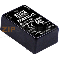 Преобразователь DC/DC, 125 мА Mean Well DCW03C-12