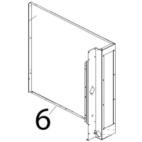 Fianco DX inox Unox XV 203G