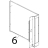 Fianco DX inox Unox XV 203G