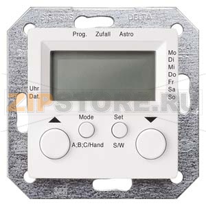 DELTA I-SYSTEM КОНТРОЛЛЕР ЖАЛЮЗИ КОМФОРТ МОНТИРУЕМЫЙ ПОД ШТУКАТУРКУ ТИТАНОВО-БЕЛЫЙ 55X55MM Siemens 5TC1521 