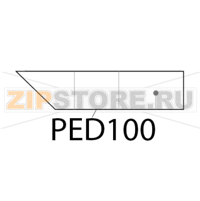 Footrest Gierre FEV 166M Footrest Gierre FEV 166MЗапчасть на деталировке под номером: PED100