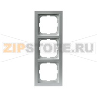 Рамка трехместная, алюминий ABB 2TKA000374G1