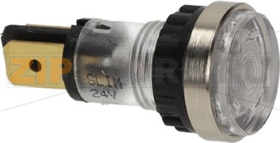 INDICATOR LIGHT WHITE 24V 