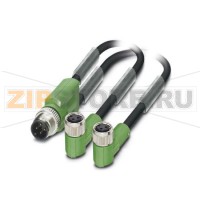 Кабель для датчика / исполнительного элемента Phoenix Contact SAC-3P-M12Y/2X1,5-PUR/M 8FR