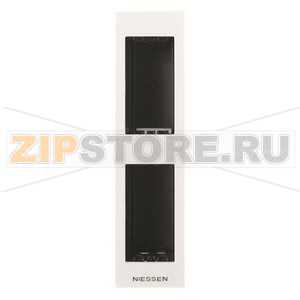 Цоколь для установки в мебель/перегородки, альпийский белый ABB 2CLA267120N1101 