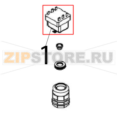 Safety thermostat Angelo Po 091CP1E Safety thermostat Angelo Po 091CP1EЗапчасть на деталировке под номером: 1