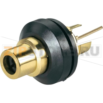 Гнездо вставное для разъемов колокольчиков, черное BKL Electronic 0101147/T 