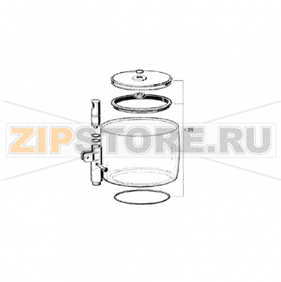 Bowl assembly Ugolini Delice Bowl assembly Ugolini Delice

Запчасть на сборочном чертеже под номером: 35

Название запчасти Ugolini на английском языке: Bowl assembly Ugolini Delice
