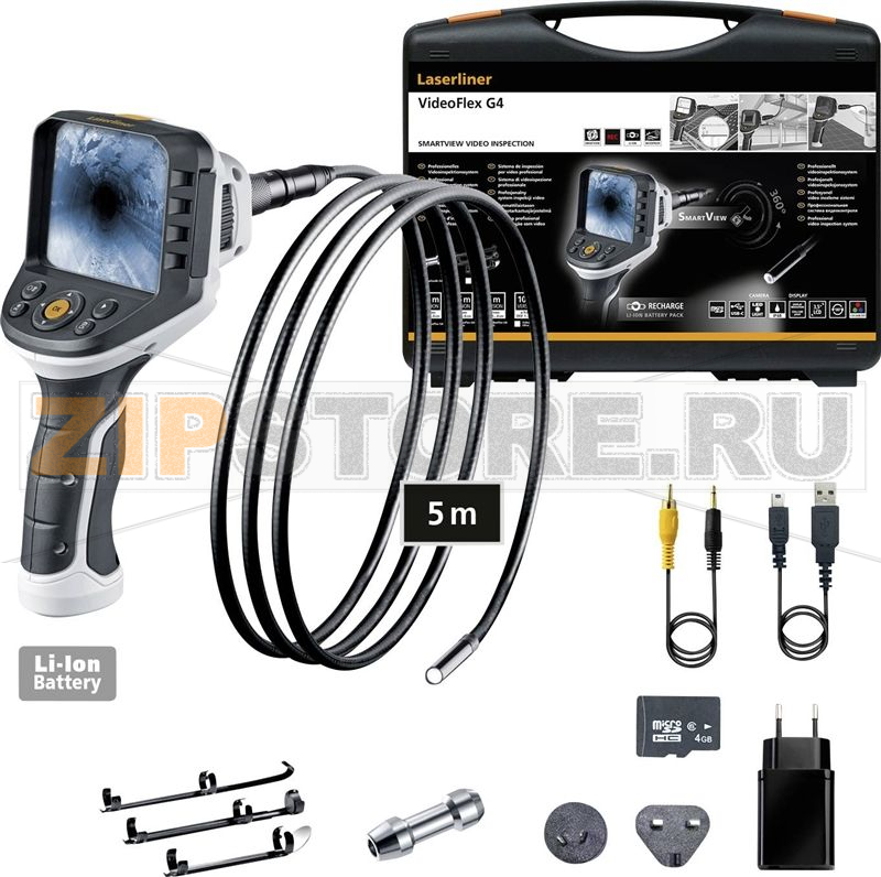 Эндоскоп, Ø: 9 мм, длина зонда: 5 м Laserliner 082.243A 