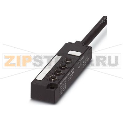 Коробка датчика и исполнительного элемента Phoenix Contact SACB-4/ 3-L-10,0PUR M5 Тип подключения: Гнездовая часть разъема M5 металл, Количество гнезд: 4, Полюсов: 3, Расположение гнезд: Один ряд, Индикатор состояния: есть, p-n-p Подключение магистрального кабеля: Жесткое подключение 180°, PUR/PVC, Длина кабеля: 10 м, Экранировка: нет.Минимальный заказ: 1 шт.Упаковка: 1 шт.