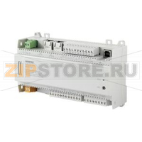 DXR2.E18-102A - Компактный комнатный контроллер, BACnet/IP, 24 V, корпус DIN, 2 DI, 4 UI, 4 AO, 8 тиристорных выходов Siemens DXR2.E18-102A