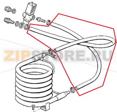 Plastik rohr-pro meter Scotsman MF 56   Plastik rohr-pro meter Scotsman MF 56Запчасть на 