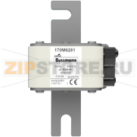Предохранитель, 550 A, AC 690 В, 200 кА, size 3, 74x92x141 мм, aR, IEC Eaton FUSE 550A 690V 3KS