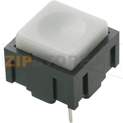 Кнопка 50 В/DC/AC, 0.025 A, 1 x выкл/вкл, без фиксации, серая, 1 шт TRU Components PBS-18B 