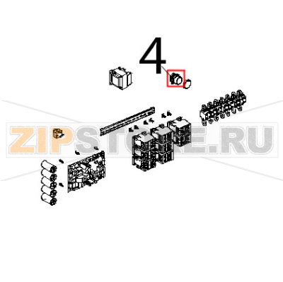 Pressacavo IP67, PG42 Unox XVC 1005P Pressacavo IP67, PG42 Unox XVC 1005PЗапчасть на деталировке под номером: 4