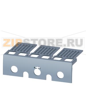 Terminal Cover 3 pole; 1 pc. with probe holes for voltage testing accessory for: 3VA6 150/250 3VA5 250 Plug-in/Draw-out Base 3VA6 150/250 Siemens 3VA9271-0WD31 